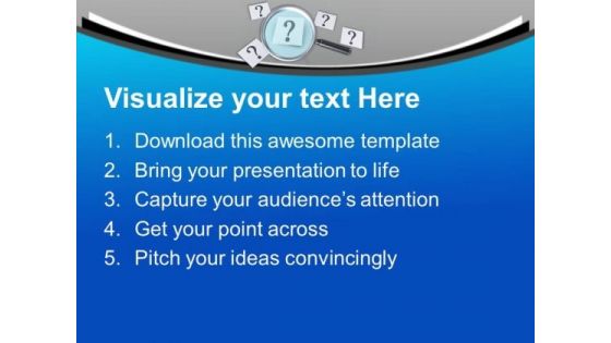 Find The Right Cause Of Problem PowerPoint Templates Ppt Backgrounds For Slides 0613