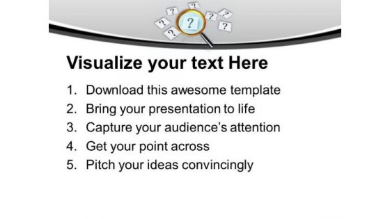 Find The Right Cause PowerPoint Templates Ppt Backgrounds For Slides 0413
