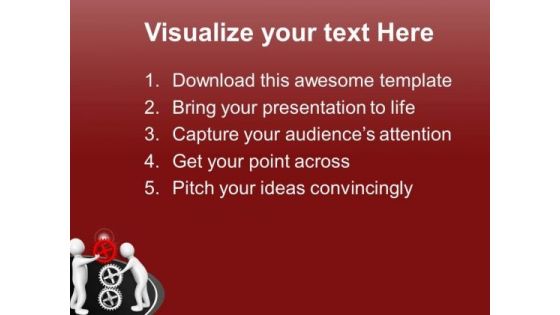 Find The Right Gear For Business PowerPoint Templates Ppt Backgrounds For Slides 0713