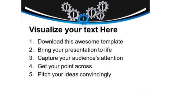 Find The Right Gear Part To Start Process PowerPoint Templates Ppt Backgrounds For Slides 0713