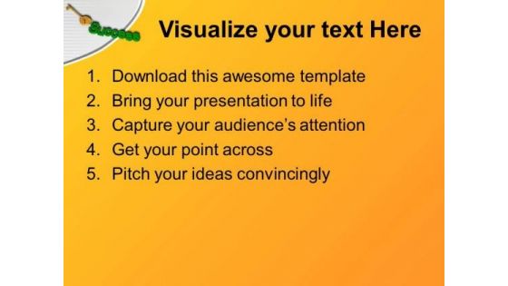 Find The Right Key For Success PowerPoint Templates Ppt Backgrounds For Slides 0513