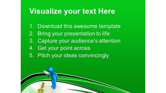 Find The Right Key Of Opportunity PowerPoint Templates Ppt Backgrounds For Slides 0613