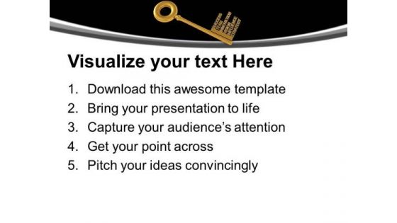 Find The Right Key Of Success In Business PowerPoint Templates Ppt Backgrounds For Slides 0413