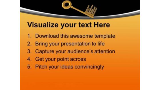 Find The Right Key Of Success In Business PowerPoint Templates Ppt Backgrounds For Slides 0413