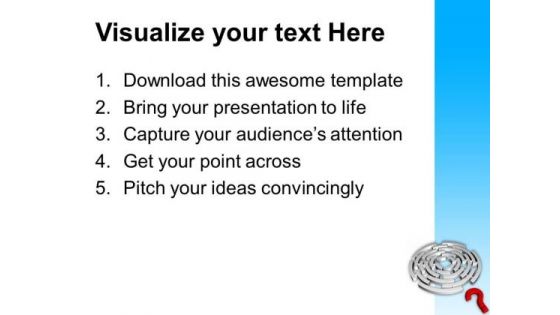Find The Right Path For Business Success PowerPoint Templates Ppt Backgrounds For Slides 0613