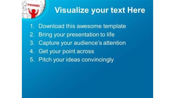Find The Right Person For Business PowerPoint Templates Ppt Backgrounds For Slides 0513