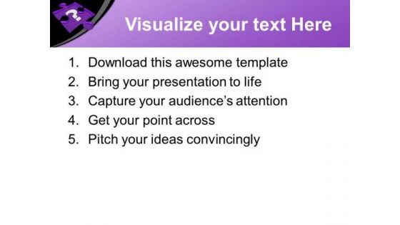 Find The Right Puzzle For Success PowerPoint Templates Ppt Backgrounds For Slides 0613