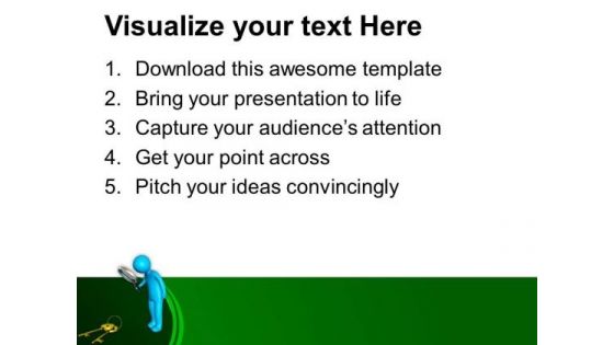 Find The Right Solution Keys PowerPoint Templates Ppt Backgrounds For Slides 0613