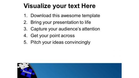 Find The Right Solution PowerPoint Templates Ppt Backgrounds For Slides 0613