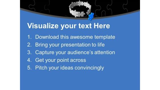 Find The Right Solution Puzzle PowerPoint Templates Ppt Backgrounds For Slides 0413