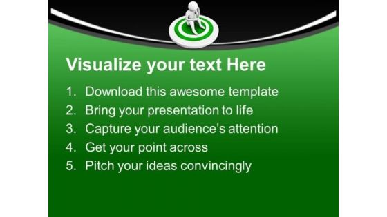 Find The Right Target And Get It PowerPoint Templates Ppt Backgrounds For Slides 0713