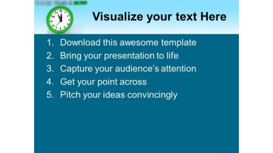 Find The Right Time Now For Business PowerPoint Templates Ppt Backgrounds For Slides 0513
