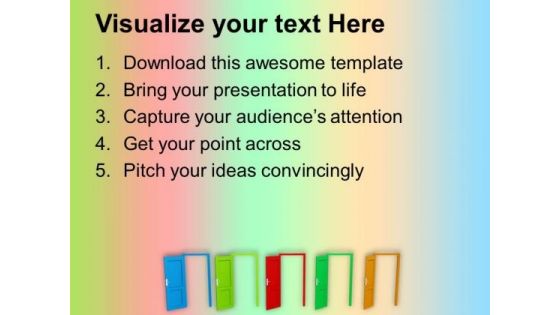 Find The Right Way Business Theme PowerPoint Templates Ppt Backgrounds For Slides 0513