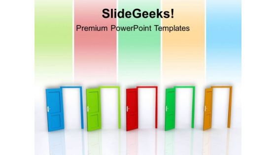Find The Right Way Business Theme PowerPoint Templates Ppt Backgrounds For Slides 0513