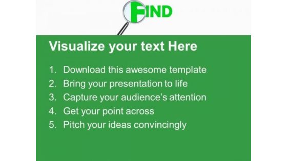 Find The Right Way For Income PowerPoint Templates Ppt Backgrounds For Slides 0613