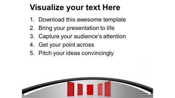 Find The Right Way Of Possibility PowerPoint Templates Ppt Backgrounds For Slides 0513