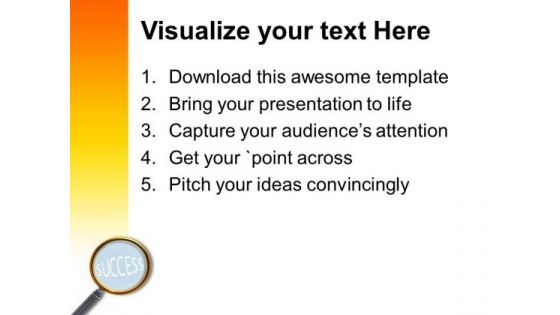 Find The Right Way To Success PowerPoint Templates Ppt Backgrounds For Slides 0413