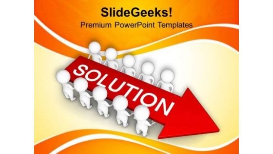 Find The Solution With Team Help PowerPoint Templates Ppt Backgrounds For Slides 0713