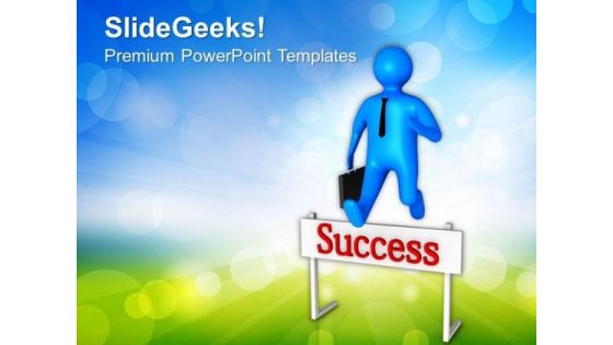 Find The Success And Run For It PowerPoint Templates Ppt Backgrounds For Slides 0713