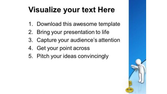 Find The Successful Key For Team PowerPoint Templates Ppt Backgrounds For Slides 0713