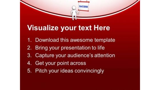 Find The Way To Get Success PowerPoint Templates Ppt Backgrounds For Slides 0513