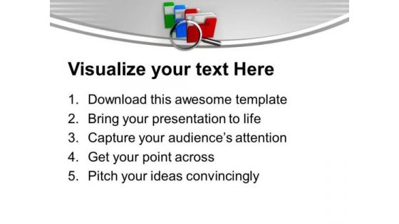 Find Your Data In Database PowerPoint Templates Ppt Backgrounds For Slides 0713