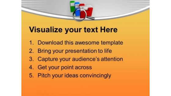 Find Your Data In Database PowerPoint Templates Ppt Backgrounds For Slides 0713