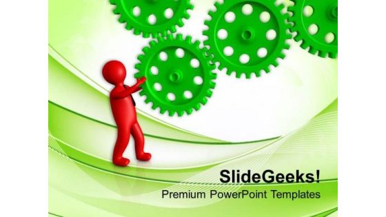 Finding Right Gear Is Important PowerPoint Templates Ppt Backgrounds For Slides 0713