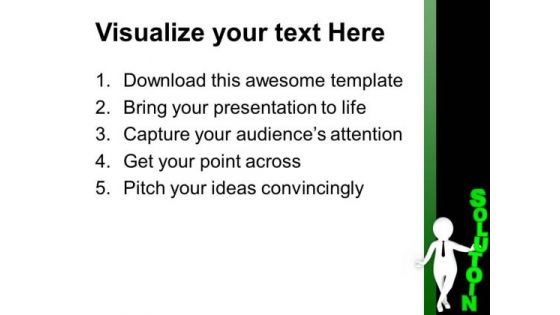 Finding Solution Is Not A Easy Task PowerPoint Templates Ppt Backgrounds For Slides 0713