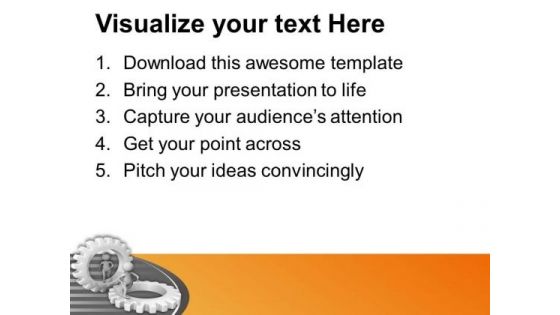 Finding The Right Gear Is Important PowerPoint Templates Ppt Backgrounds For Slides 0713