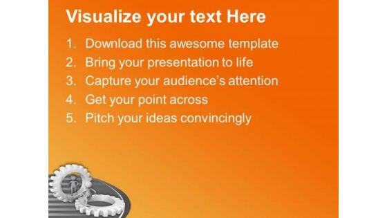 Finding The Right Gear Is Important PowerPoint Templates Ppt Backgrounds For Slides 0713