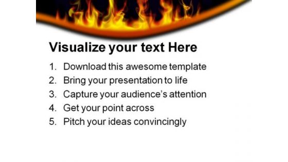 Fire Flames Abstract PowerPoint Themes And PowerPoint Slides 0411