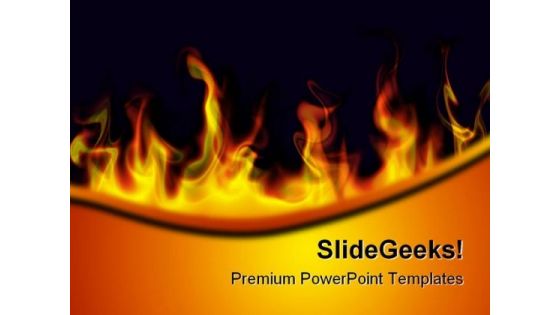 Fire Flames Abstract PowerPoint Themes And PowerPoint Slides 0411