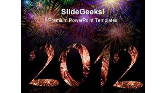 Fireworks 2012 Festival PowerPoint Templates And PowerPoint Backgrounds 1011
