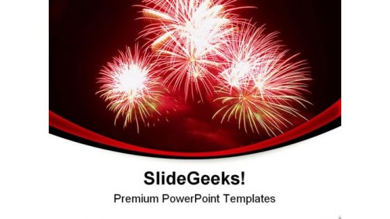 Fireworks Abstract Background PowerPoint Themes And PowerPoint Slides 0911