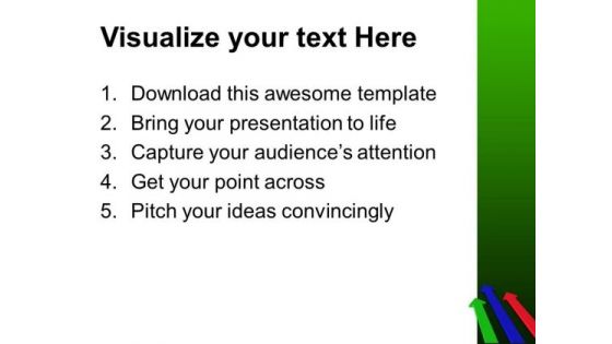 First Arrow Competition PowerPoint Templates And PowerPoint Themes 0612