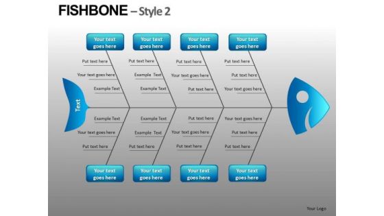 Fish Bone Ishikawa PowerPoint Diagrams PowerPoint Slides Download