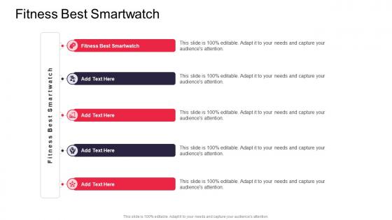 Fitness Best Smartwatch In Powerpoint And Google Slides Cpb