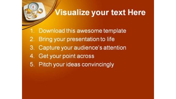Fitness Scales Health PowerPoint Templates And PowerPoint Backgrounds 0511