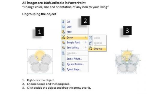 Five Overlapping Concepts Venn Diagram Ppt Business Plan PowerPoint Templates