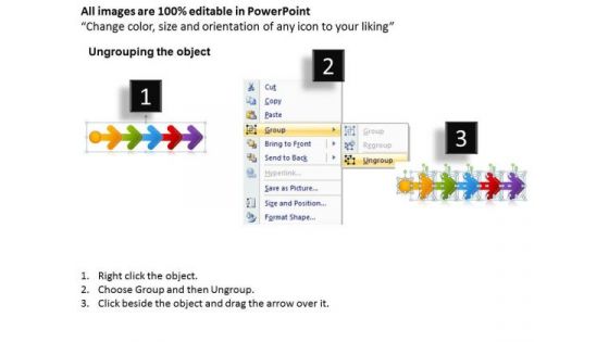 Five Stages Agorithm Of Procedure Diagram Business Plan PowerPoint Templates