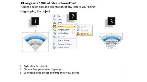 Five Step Process Diagram Stacked Format Elements Of Business Plan PowerPoint Slides