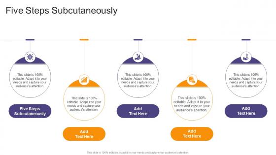 Five Steps Subcutaneously In Powerpoint And Google Slides Cpb