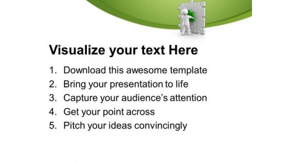 Fix All Problem With One Solution PowerPoint Templates Ppt Backgrounds For Slides 0713