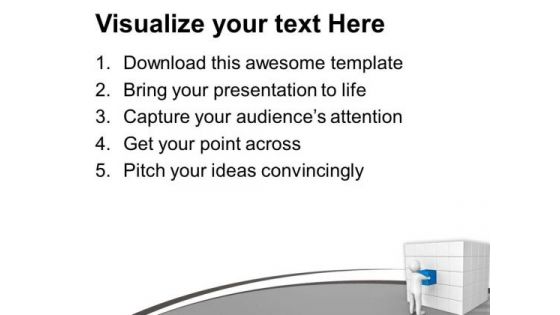 Fix The Hole Of The Process PowerPoint Templates Ppt Backgrounds For Slides 0713