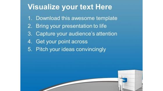 Fix The Hole Of The Process PowerPoint Templates Ppt Backgrounds For Slides 0713