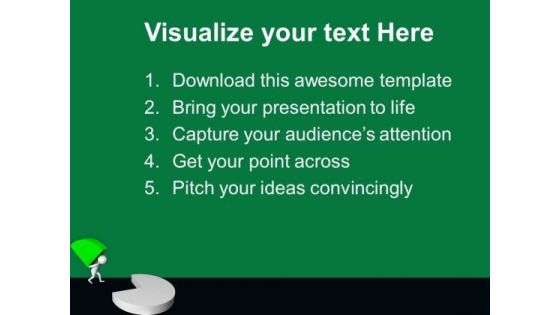 Fix The Pie Chart And Complete Solution PowerPoint Templates Ppt Backgrounds For Slides 0613