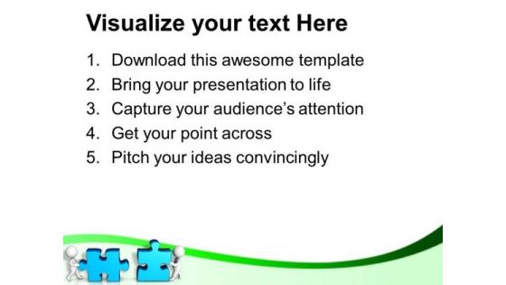 Fix The Problem With Team Efforts PowerPoint Templates Ppt Backgrounds For Slides 0613