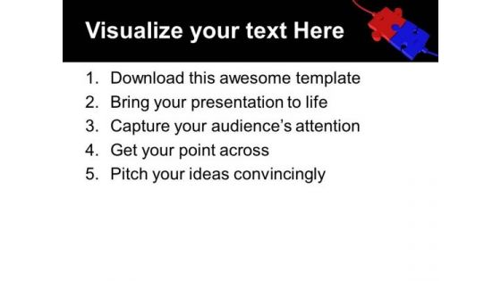 Fix The Puzzle Of Business Problem PowerPoint Templates Ppt Backgrounds For Slides 0613