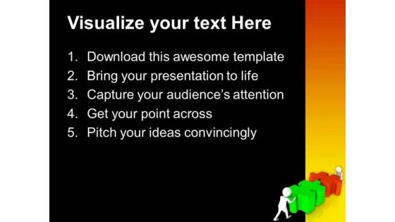 Fix The Puzzle Pieces With Team Efforts PowerPoint Templates Ppt Backgrounds For Slides 0713